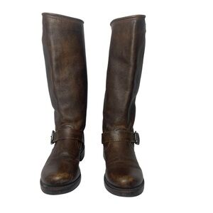 Frye Veronica Boots Brown Leather Women's Size 6‎